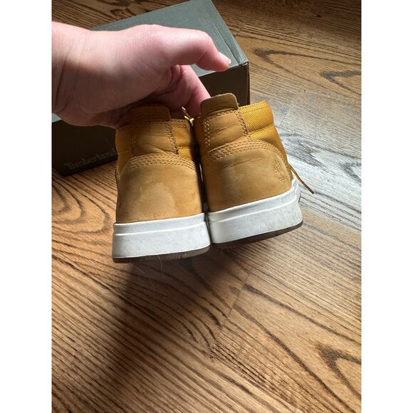 TIMBERLAND High Top Leather Fabric Boots Sneakers Size 8.5 main image 4